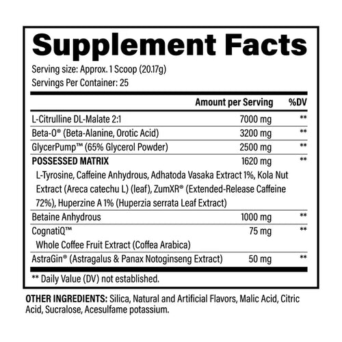 Black Magic BZRK Preworkout